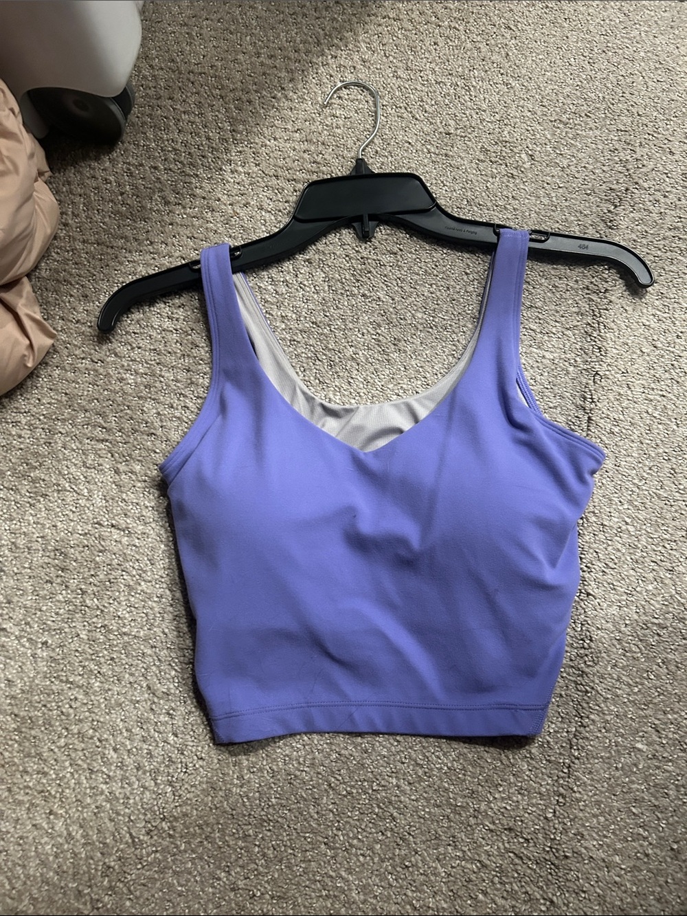 Purple work out / yoga tank.
